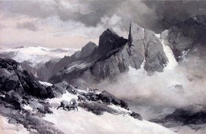 Deutsch Dyrhongstinder In Norwegen Mit Wilden Rentieren — Edward Theodore Compton