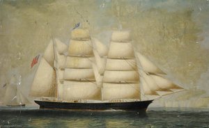 The 'champion' Off A Coast And Lighthouse — Philip John Ouless