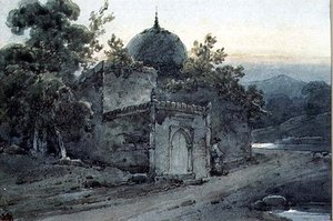 A Tomb Or Part Of A Temple_2 — George Chinnery