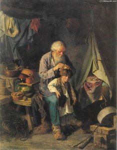 Grandfather And Grandson — Vasily Grigoryevich Perov