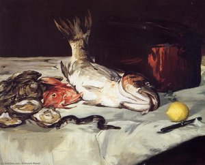 Still Life With Fish — Édouard Manet