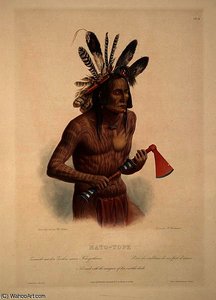 Mato-tope Adorned With The Insignia Of His Warlike Deeds — Karl Bodmer, Orientalism