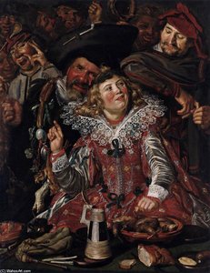 Shrovetide Revellers — Frans Hals I, Dutch Golden Age
