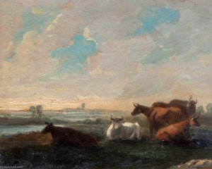 Album Copies Of Old Masters And Other Paintings (no.46, P.22) — Sir William Nicholson, Impressionistic Realism