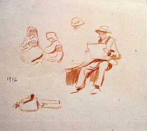 Sketch Of Figures — Mariano Barbasan