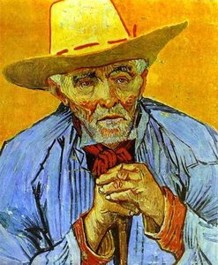 Portrait Of An Old Peasant — Vincent Willem Van Gogh, Post-impressionism