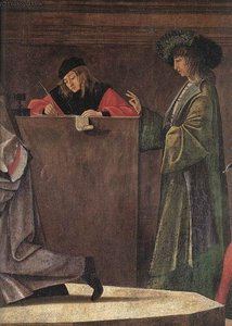 The Ambassadors Depart (detail) — Vittore Carpaccio