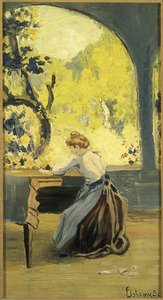 Verandah In Spring — Louis Michel Eilshemius