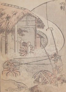 Water Mill — Katsushika Hokusai