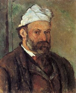 Self-portrait With White Turbaned — Paul Cézanne, Post-impressionism