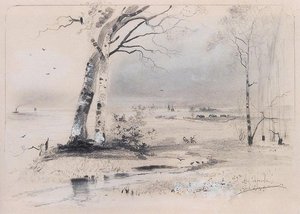 Early Spring. Birches By The River — Aleksey Savrasov