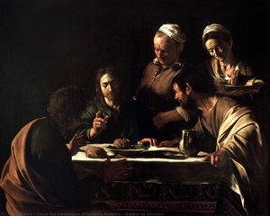 Supper At Emmaus — Cecco Del Caravaggio (francesco Buoneri), Tenebrism