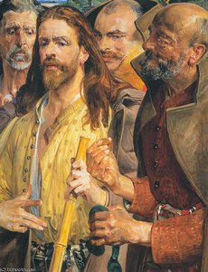 The Tribute Money (middle) — Jacek Malczewski