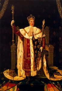 Charles X In His Coronation Robes — Jean-auguste-dominique Ingres