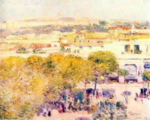 Place Centrale And Fort Cabanas, Havana — Frederick Childe Hassam