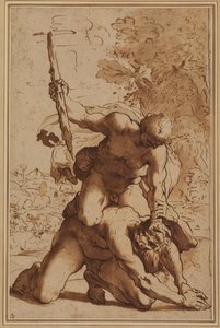 Hercules And Cacus — Annibale Carracci