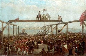 The Laying Of A Foundation Stone, Birkenhead Docks, Wirral