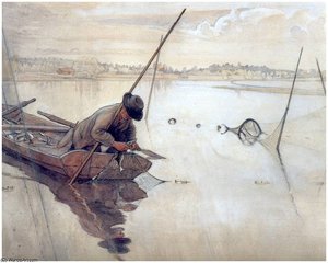 La Pesca — Carl Larsson