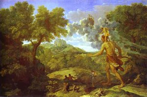 Landscape With The Blind Orion Looking For Sun — Nicolas Poussin