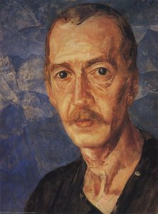 Portrait S.d. Mstislavsky — Kuzma Petrov-vodkin