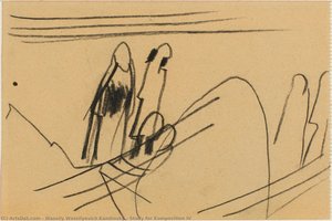 Study For Komposition Iv — Wassily Wassilyevich Kandinsky