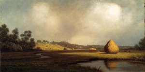 Salt Marshes, Newburyport, Massachusetts — Martin Johnson Heade, Luminist Landscape
