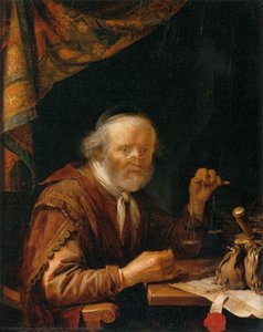 Weighing Gold — Gerrit Dou