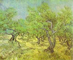 Olive Orchard. Saint-rémy — Vincent Willem Van Gogh, Post-impressionism
