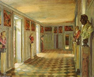 Galerie Des Bustes, Château Du Reveillon — Walter Gay
