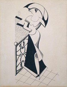 Woman With Umbrella — Alexander Archipenko