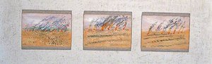 Burning Stubble (triptych)