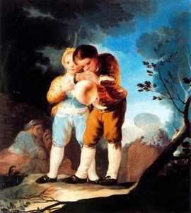Children Inflating A Bladder — Francisco José De Goya Y Lucientes