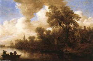 River Scene — Jan Josephszoon Van Goyen