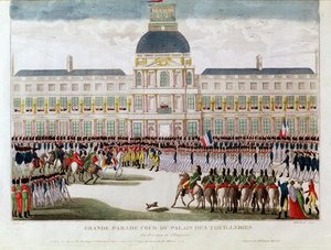 Parade In The Courtyard Of The Palais Des Tuileries — Thomas Naudet