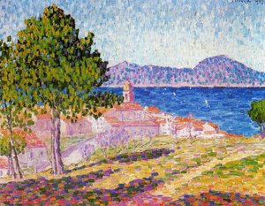 Saint-tropez, Vista De La Citadelle — Francis Picabia