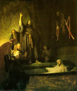 Raising Lazarus — Rembrandt Van Rijn, Baroque