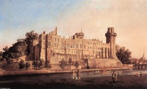 Warwick Castle: The South Front — Canaletto