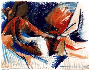 La Grande Odalisque — Pablo Picasso, Cubist Style