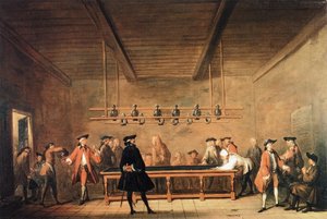 A Game Of Billiards — Jean-baptiste-siméon Chardin