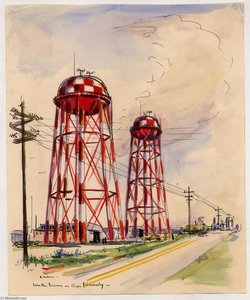 Water Towers At Cape Kennedy — Chrystal Jackson
