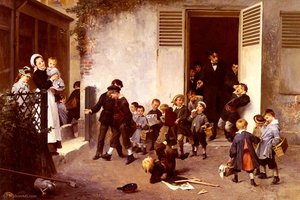 Goeffrey_Henry_Jules_Jean_La_Sortie_De_L Ecole