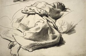 Recumbent Draped Figure — John Singer Sargent
