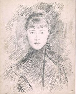 Portrait Of A Girl — Paul César Helleu