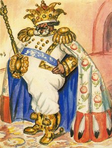 Tsar In The Crown — Boris Mikhailovich Kustodiev