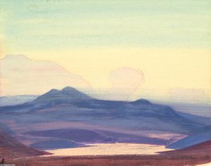 Mountain Study — Nicholas Roerich, Roerich Romanticism