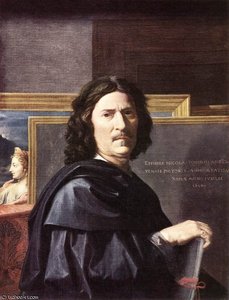 Self-portrait — Nicolas Poussin, French Baroque Classicism