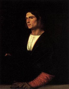 Young Man With Cap And Gloves — Titian, High Renaissance