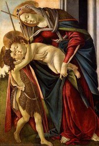 The Madonna And Child With The Infant Saint John — Sandro Botticelli