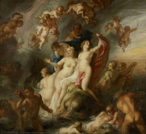 Triumph Der Galathea — Theodoor Van Thulden, Baroque Painting