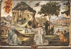 Stigmata Of St Francis — Domenico Ghirlandaio